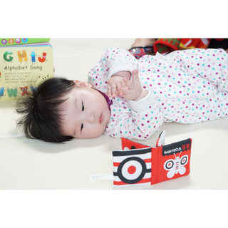 Sách vải mini màu sắc phát triển thị giác cho bé - Xuất Hàn Quốc