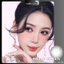 Lens mắt B496 Green màu xanh lá vân tia bo viền tự nhiên, size nhỏ - LUNA EYES brand