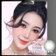 Lens mắt B496 Green màu xanh lá vân tia bo viền tự nhiên, size nhỏ - LUNA EYES brand