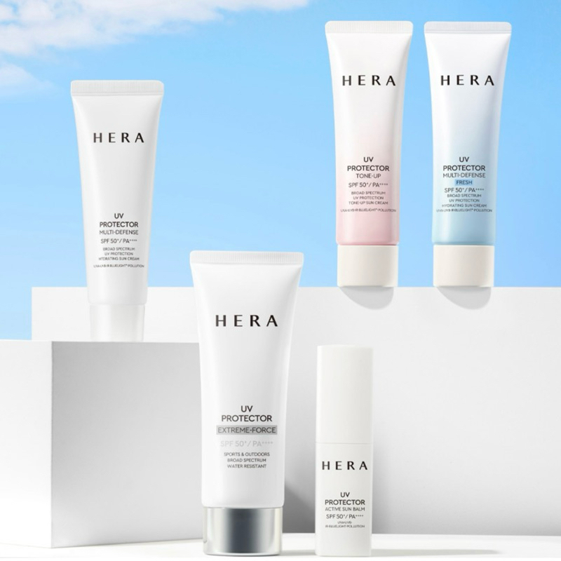 Kem chống nắng Hera SPF50 PA+++ nâng tone, kiểm soát dầu, bảo vệ toàn diện