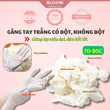 Găng tay y tế có bột, không bột dùng trong spa | Bao tay không bột, có bột| Găng tay không bột, có bột đủ size