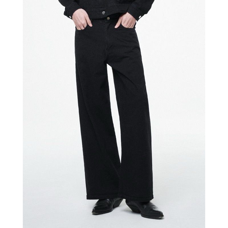 Quần Jeans Wash ống Rộng - THUNDEROUS JEANS TROUSERS / MIDNIGHT