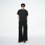 Quần Khaki Suông Rộng Đen 2 Ly Chéo - THUNDEROUS KHAKI TROUSERS V.1 W25 / BLACK