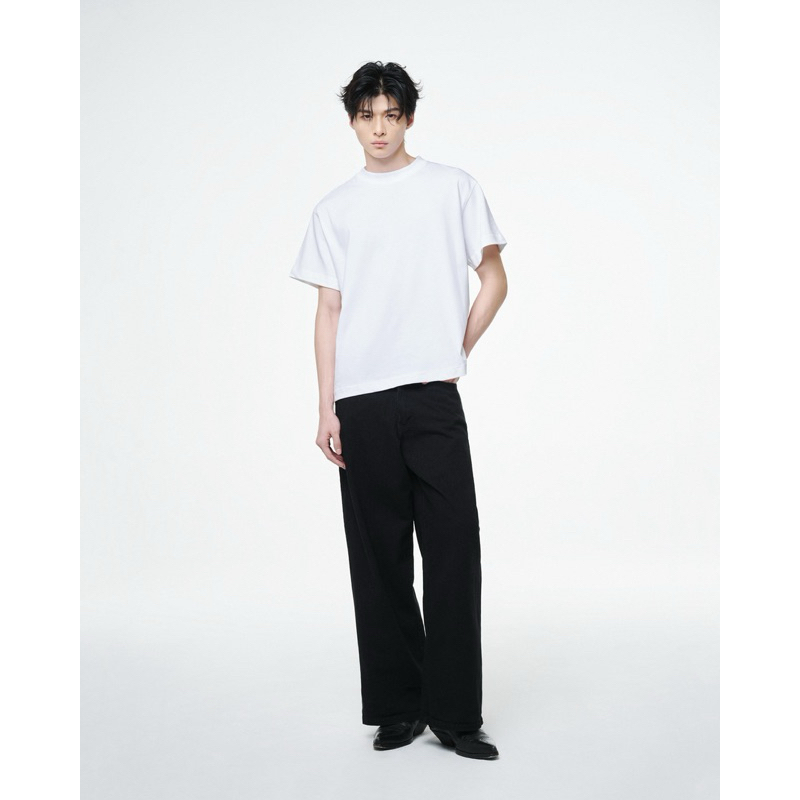Áo Thun Trơn Trắng Unisex - THUNDEROUS BASIC T-SHIRT / WHITE