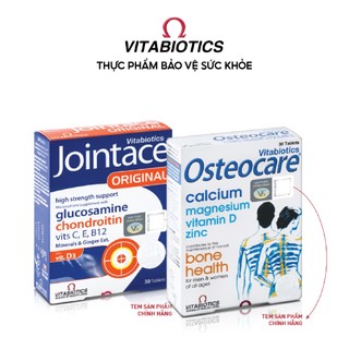 Bộ TPBVSK OSTEOCARE Tablets Hỗ Trợ Xương Chắc Khỏe & JOINTACE Hỗ Trợ Tăng Tiết Dịch Và Sức Khỏe Cho Khớp Vitabiotics