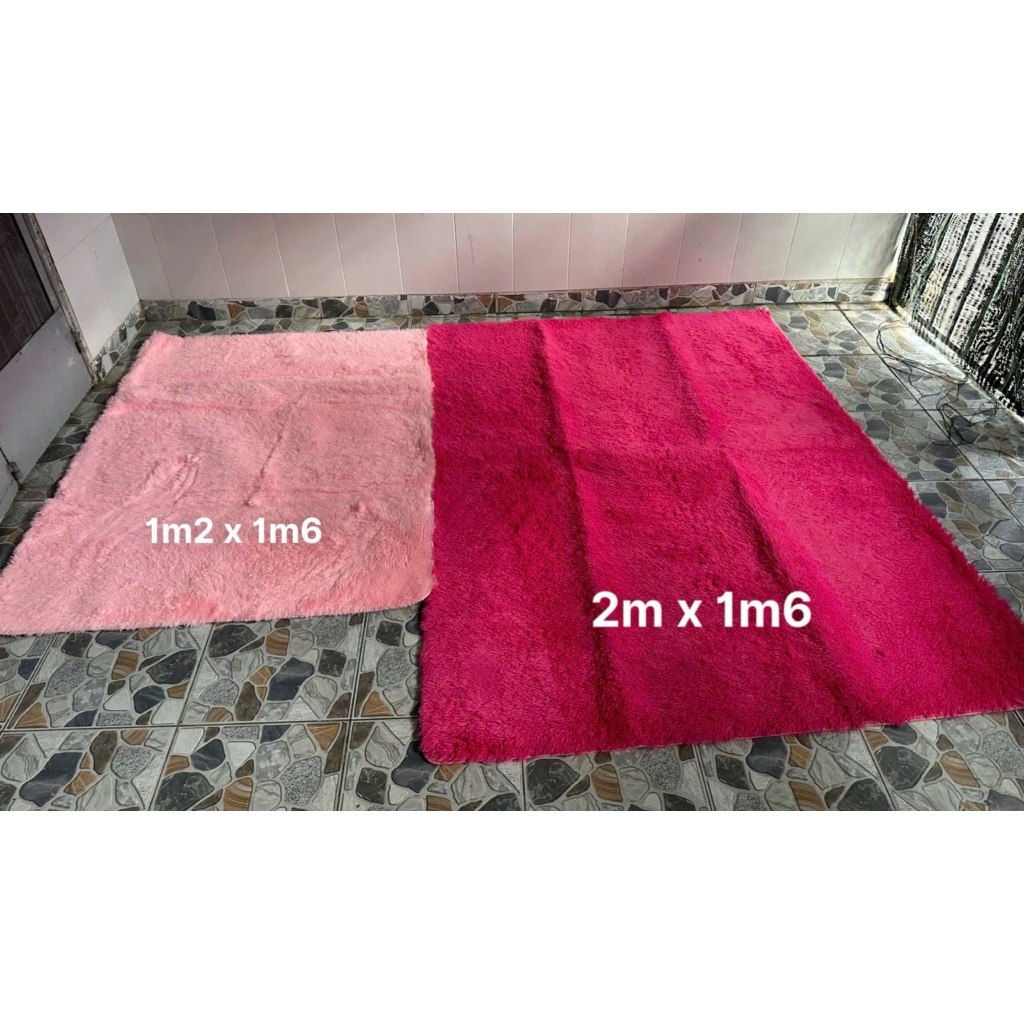Thảm lông lót sàn phòng ngủ giá rẻ 2m x 1m6