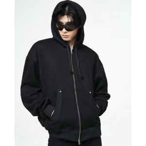 Áo Hoodie Zip Khóa 2 Chiều - THUNDEROUS HOODIE ZIP V1 W25 / BLACK