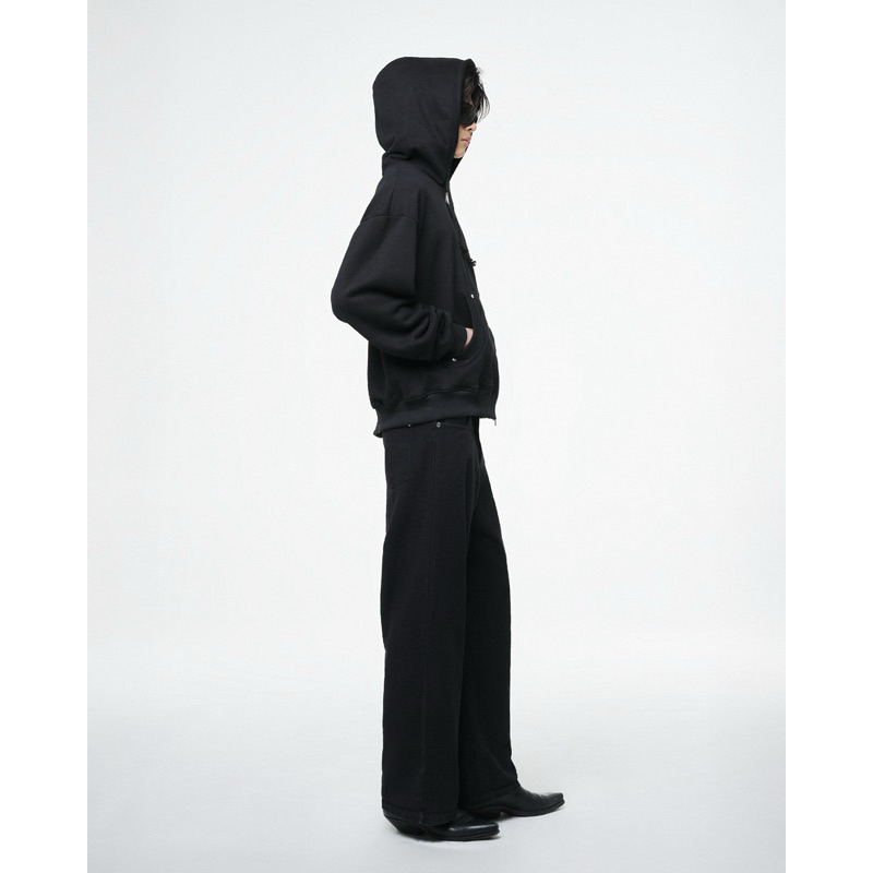 Áo Hoodie Zip Khóa 2 Chiều -  THUNDEROUS HOODIE ZIP V1 W25 / BLACK
