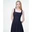 Đầm Dài Denim Xanh Đậm 5 Đường May - THUNDEROUS DENIM SEAMED DRESS / DARK BLUE