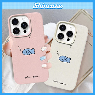 Ốp Lưng iPhone TPU Hoạ Tiết Da Mềm Cá Nhỏ Chống Sốc, Chống Bẩn Cao Cấp - iP X/XS/11/12/13/14/15/16/17/Plus/Pro/Max/Air