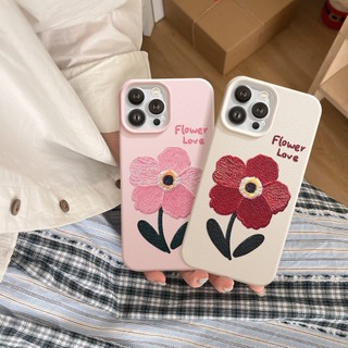 Ốp Lưng iPhone TPU Hoạ Tiết Da Mềm Hoa Hồng Đỏ Chống Sốc, Chống Bẩn Cao Cấp - iP /XS/11/12/13/14/15/16/17/Plus/Pro/Max