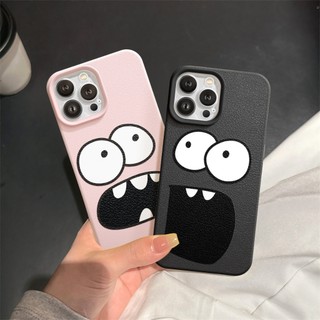 Ốp Lưng iPhone TPU Hoạ Tiết Da Mềm Funny Face Chống Sốc, Chống Bẩn Cao Cấp - iP X/XS/11/12/13/14/15/16/17/Plus/Pro/Max