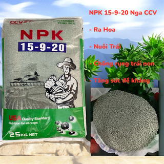 (1kg) NPK 15-9-20 Nga Con Cò Vàng, ĐẬU TRÁI, CHỐNG RỤNG TRÁI NON, NUÔI TRÁI, TO CỦ, CHẮC HẠT Cây Ăn Trái, Cây Lúa