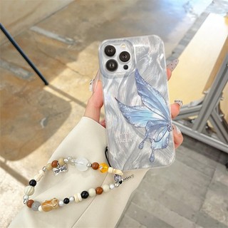 Ốp Lưng iPhone Silicon Butterfly Ánh Bạc, Chống Sốc, Bảo Vệ Camera - iP X/XS/XR/11/12/13/14/15/16/17/Plus/Air/Pro/Max
