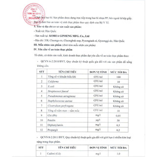 Nước Hồng Sâm Hàn Quốc, Hồng Sâm Nhung Hươu Linh Chi 60 Gói