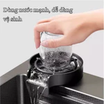 [Hàng Nhập Khẩu] Chậu rửa chén bát 2 phím đàn màu đen titan inox 304 cao cấp, vòi rửa đa năng, màn hình LED nhiệt độ. — ảnh 4