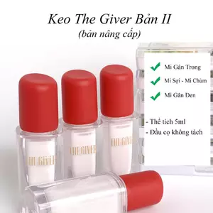 Keo Dán Mi Nắp Đỏ, Keo Dán Lông Mi Giả Nhanh Khô, Không Gây Kích Ứng, Không Cay Mắt