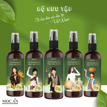 [PHÂN PHỐI CHÍNH HÃNG] Xịt dưỡng tóc tinh dầu bưởi MỘC ÂN HairCare 120ml - Tinh dầu dưỡng tóc, xịt kích mọc tóc cao cấp