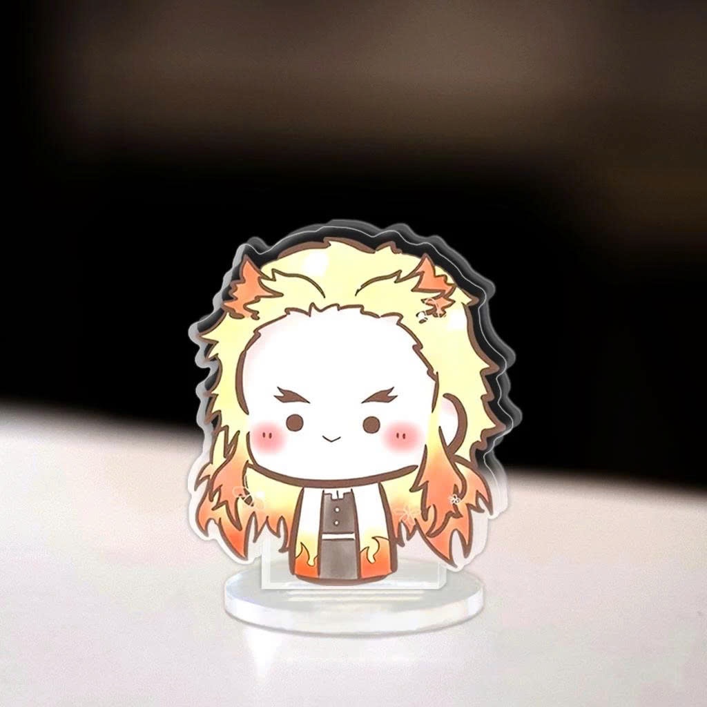 Standee, Mô Hình Mini Demon Slayers Cao 5cm In UV Tanjiro Nezuko Standee Chibi Anime Manga Kimetsu no Yaiba - SakuMai