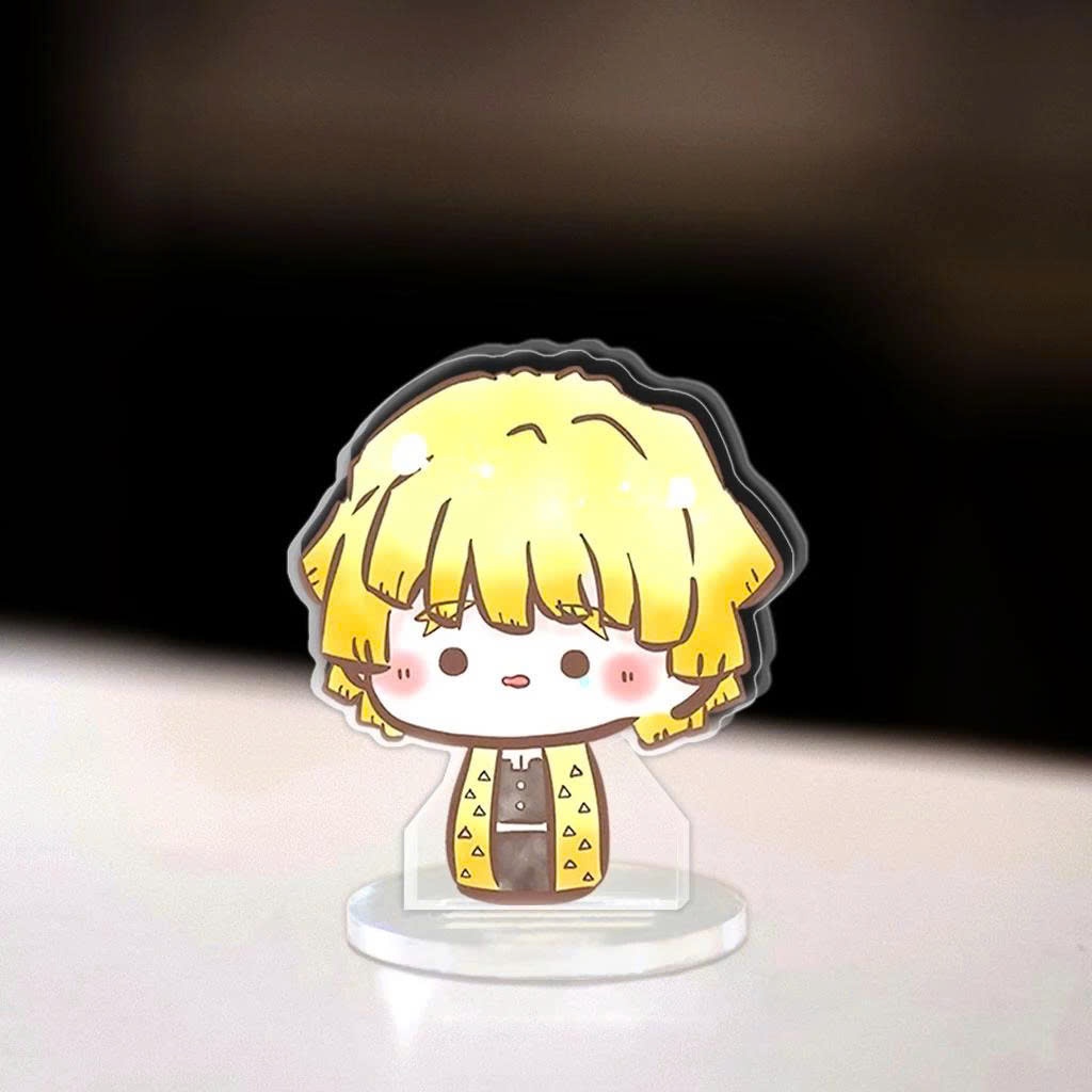 Standee, Mô Hình Mini Demon Slayers Cao 5cm In UV Tanjiro Nezuko Standee Chibi Anime Manga Kimetsu no Yaiba - SakuMai