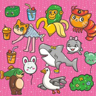 Sách Nam Châm Sticker Tung Tung Tung Hài Hước Kích Thước Lớn 18 x 18 cm Với Nhiều Chủ Đề Cho Bé Phát Triển Kĩ Năng