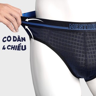 COMBO 3 Quần Lót Nam Thun Lạnh, Co Giãn 4 Chiều, Thoáng Khí, Lớp Lót Kháng Khuẩn CB3MBF09