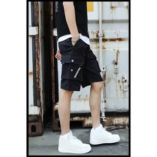 ⚡️ MỚI ⚡️ Quần short kaki túi hộp Unisex lưng thun kiểu dáng Basic phong cách Hiphop sọt hộp nai G