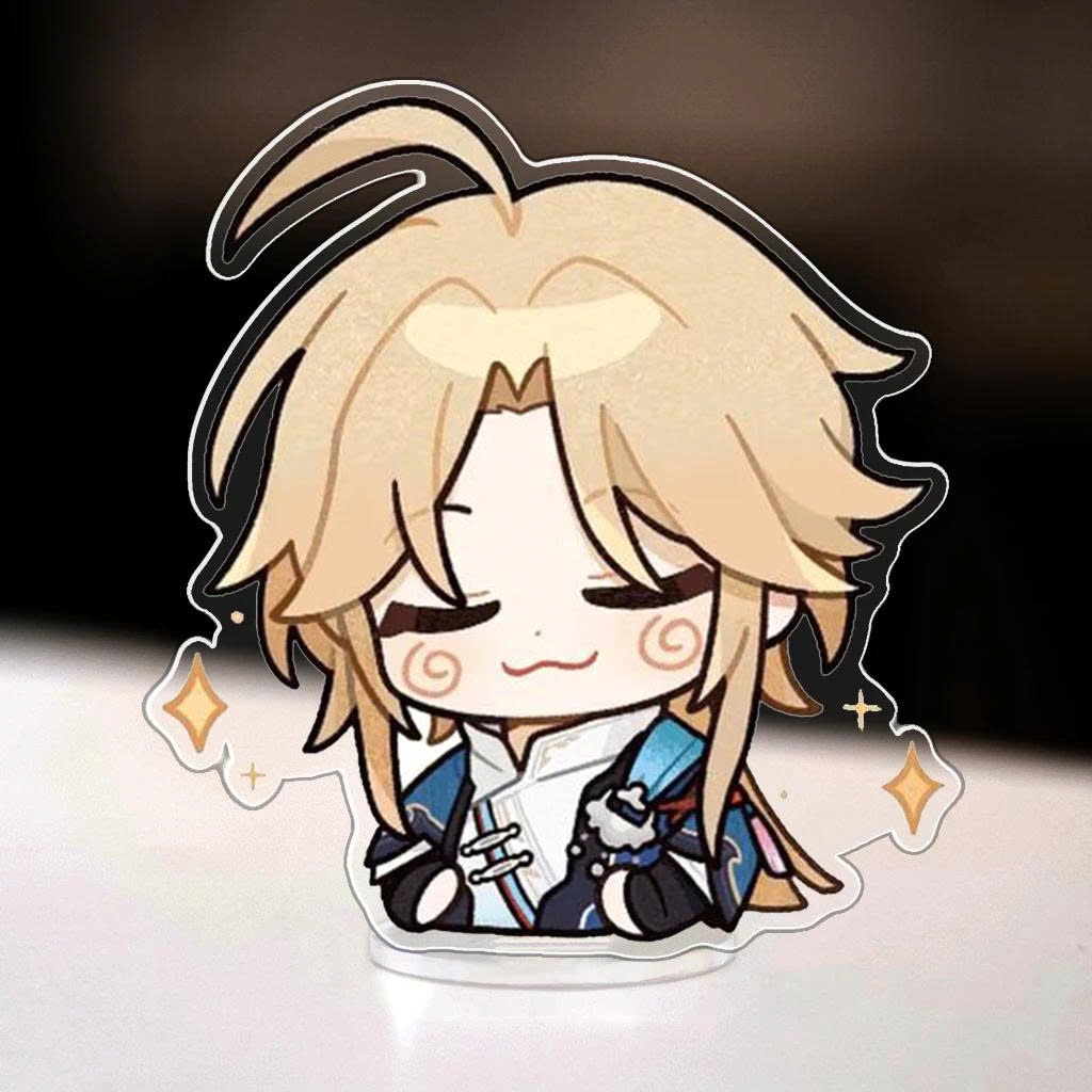 Standee, Mô Hình Đứng Cao 5cm Standee Bằng Arcrylic Honkai Star Himeko Welt Chibi Game Anime Trang Trí Bàn Học - SakuMai