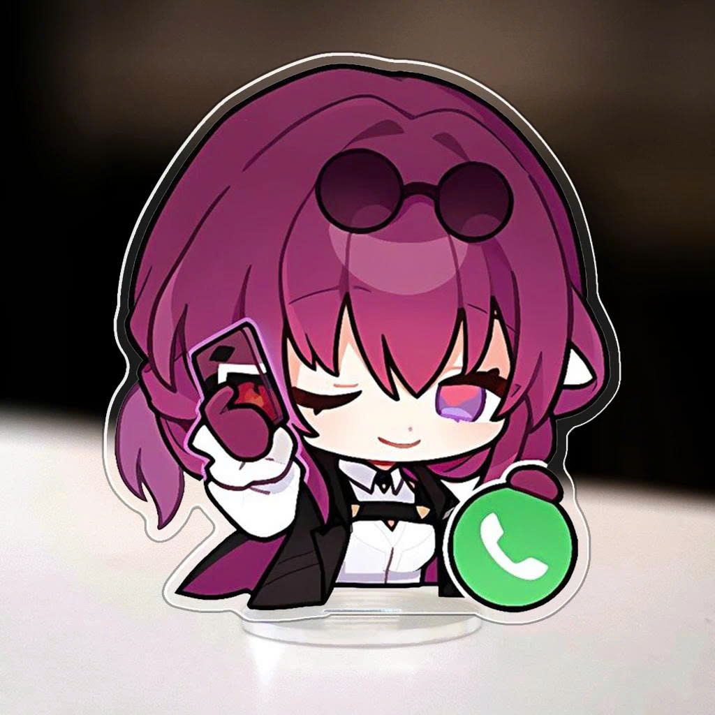 Standee, Mô Hình Đứng Cao 5cm Standee Bằng Arcrylic Honkai Star Himeko Welt Chibi Game Anime Trang Trí Bàn Học - SakuMai