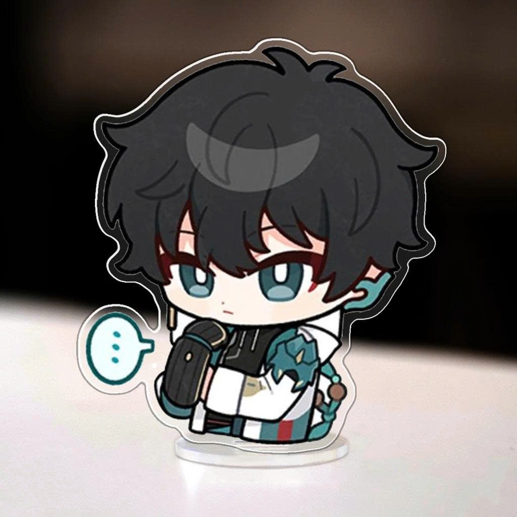 Standee, Mô Hình Đứng Cao 5cm Standee Bằng Arcrylic Honkai Star Himeko Welt Chibi Game Anime Trang Trí Bàn Học - SakuMai