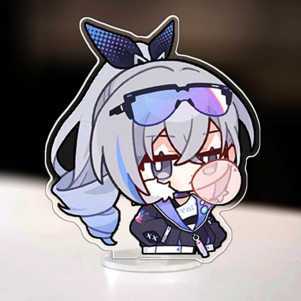 Standee, Mô Hình Đứng Cao 5cm Standee Bằng Arcrylic Honkai Star Himeko Welt Chibi Game Anime Trang Trí Bàn Học - SakuMai