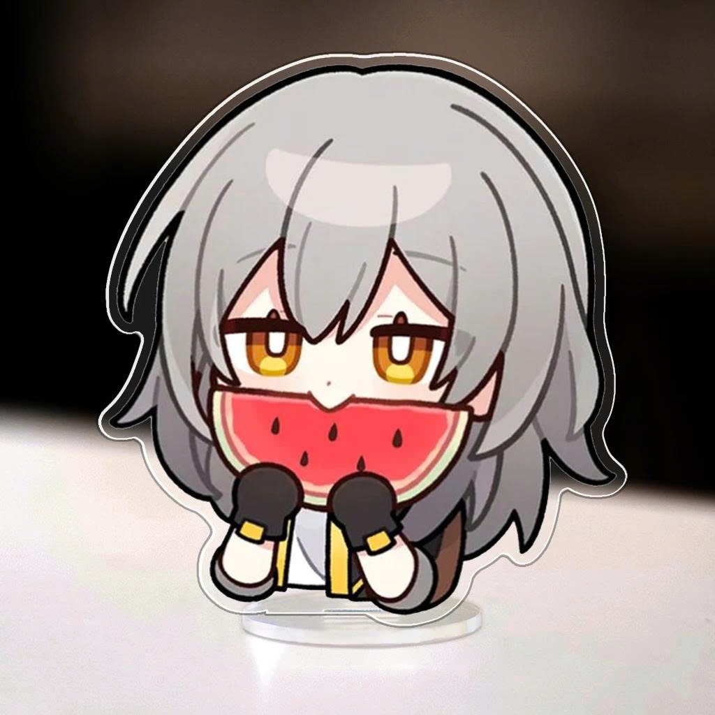 Standee, Mô Hình Đứng Cao 5cm Standee Bằng Arcrylic Honkai Star Himeko Welt Chibi Game Anime Trang Trí Bàn Học - SakuMai