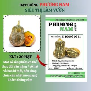 20 Hạt - Hạt Giống Bí Đỏ Hồ Lô F1 Phương Nam