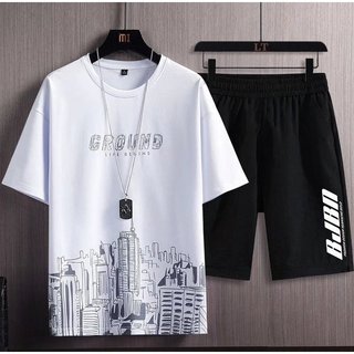 [GIAO HỎA TỐC] SET ĐỒ BỘ NAM MẶC HÈ THUN LẠNH THỂ THAO NĂNG ĐỘNG THOÁNG MÁT CO GIÃN TỐT