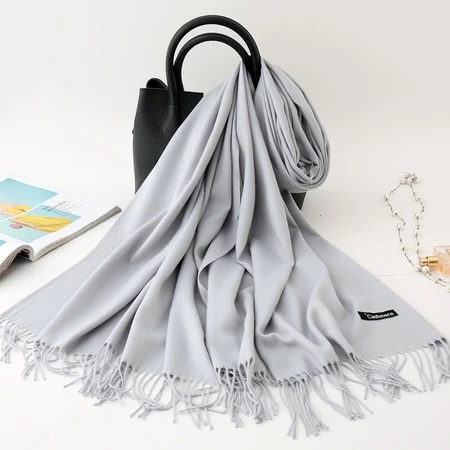 Khăn Choàng Cổ Phong cách Hàn Quốc, Khăn Quàng Trơn Chất Cashmere Nhiều Màu Bản To Thanh lịch PK16