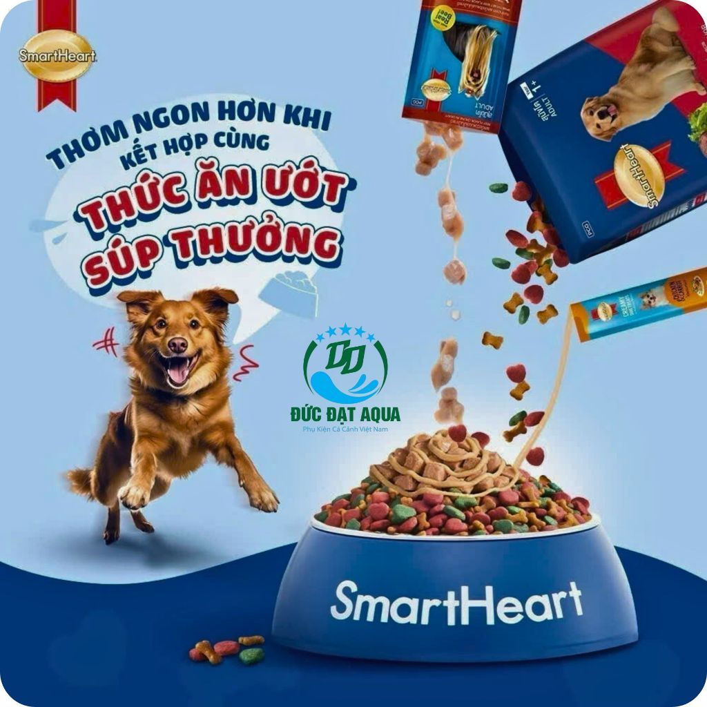 Thức ăn cho chó Smartheart 400g (COMBO 5 gói ) Hạt cho chó con,chó sz bé chó lớn, nhập khâu thái lan 4