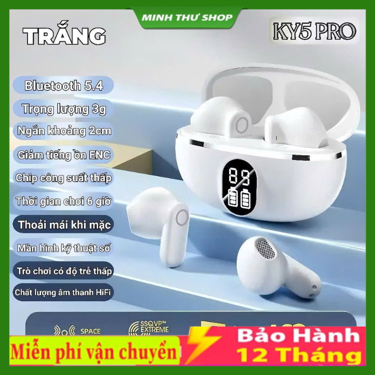 Tai Nghe Không Dây KY5 / F9 / X55 / KY8 PRO Bluetooth Màn Hình LED Tai ...