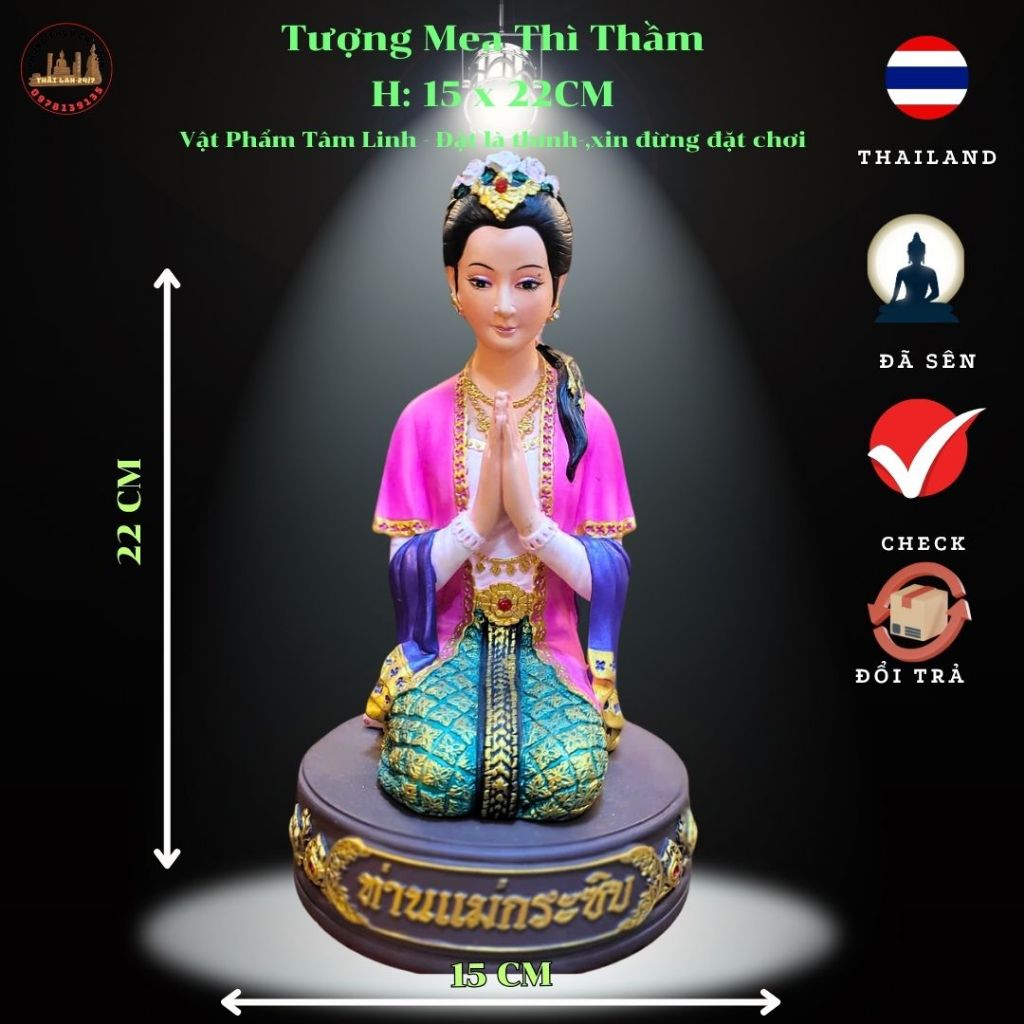 Tượng Mea Thì Thầm Decor 15x22cm – Tạo Cá Tính Riêng Trong Không Gian Của Bạn