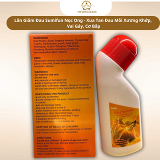 Lăn Giảm Đau Sumifun Thảo Dược Hỗ Trợ Đau Nhức Xương Khớp, Vai Gáy, Lưng, Khớp Gối, Cơ Bắp