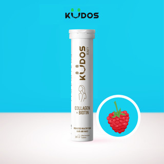 [HÀNG CẬN DATE - HSD 01/2027] TPBVSK Viên sủi KUDOS COLLAGEN, bổ sung Collagen và Biotin tốt cho da (20 viên/tuýp)