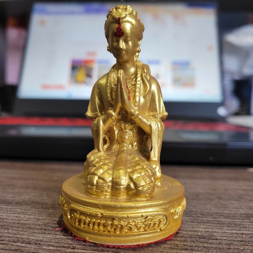 Tượng Mea Thì Thầm Mini 5x9cm – Màu Vàng Nghệ Thuật, Nhỏ Mà Thu Hút