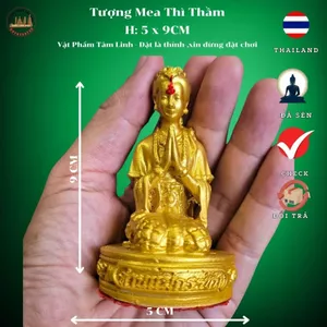 Tượng Trang Trí Mini Mea Thì Thầm 5x9cm – Tạo Điểm Nhấn Nhẹ Cho Góc Decor