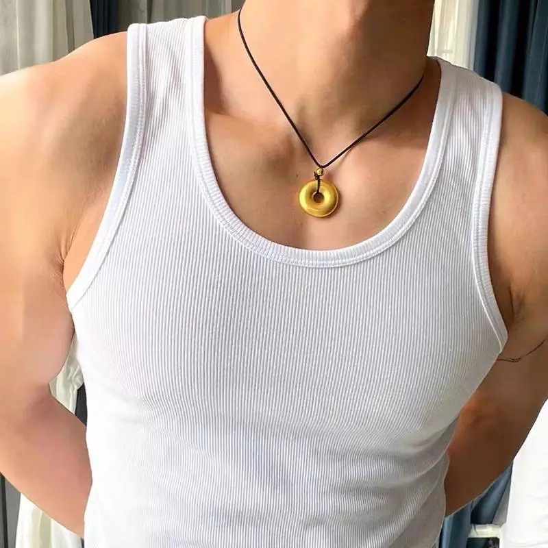 Áo Lót Ba Lỗ Nam Dáng Tank Top Khoét Sâu Mặc Lót, Thể Thao Chất Thun Gân Mềm Mại Halley B5