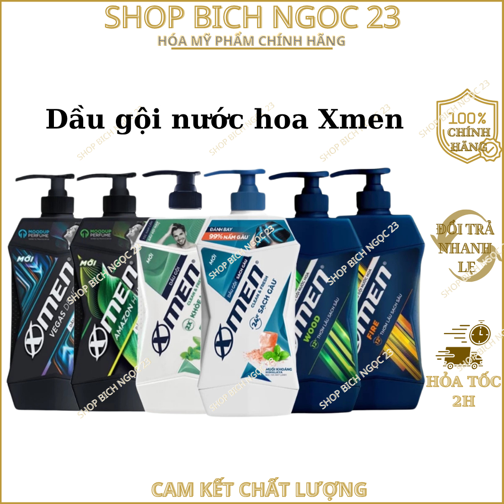 Dầu gội nước hoa Xmen 650g