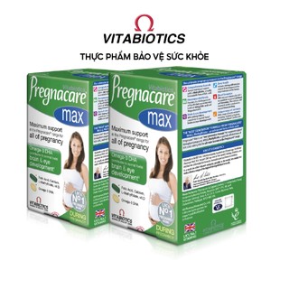Combo 2 Hộp TPBVSK PREGNACARE Max Bổ Sung Vitamin và Khoáng Chất Cho Phụ Nữ Mang Thai & Cho Con Bú 84 Viên Vitabiotics