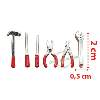 Trang Trí Nội Thất Tí Hon Cho Mô Hình- Bộ Dụng Cụ Kỹ Thuật Mini - Thế Giới Tí Hon - Mã DCKT