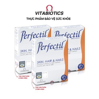Combo 3 Hộp TPBVSK PERFECTIL Hỗ Trợ Làm Đẹp Da, Tóc & Móng 30 Viên Vitabiotics