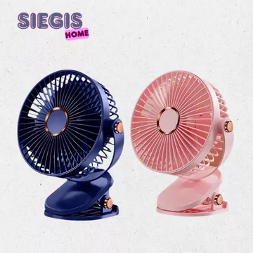Quạt tích điện kẹp bàn mini có đèn led 5 tốc độ gió điều chỉnh, động cơ khoẻ kẹp để bàn cao cấp