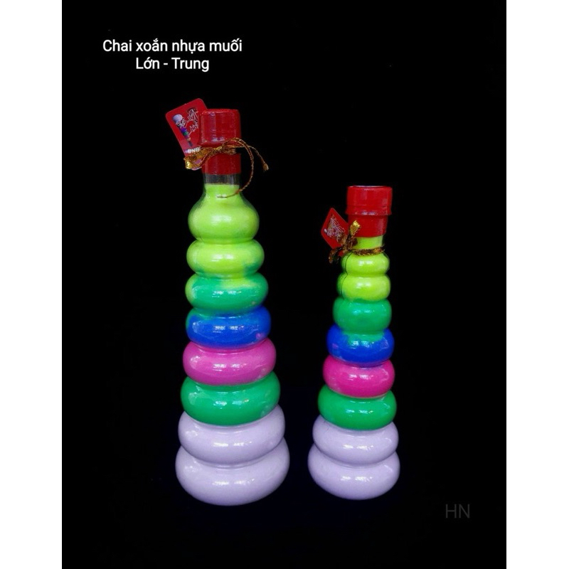Combo 10 Chai 18cm Ngũ Đậu Ngũ Cốc, Muối Ngũ Sắc Phong Thuỷ.