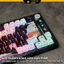 Keycap pbt Phi Hành Gia Astronaut họa tiết dyesub xuyên led ninja side print cho bàn phím cơ